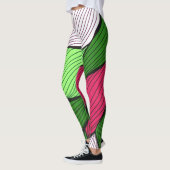 Leggings Motif de Noël et d'hiver (Gauche)