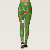 Leggings Motif de Noël festif (Dos)