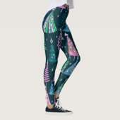 Leggings Motif de Noël Festif (Droite)