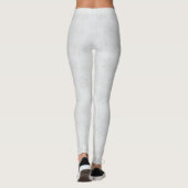 Leggings Motif de Noël flocon de neige d'hiver (Dos)