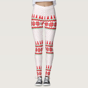 Leggings Motif de Noël Jalons de Noël, tenue de Noël