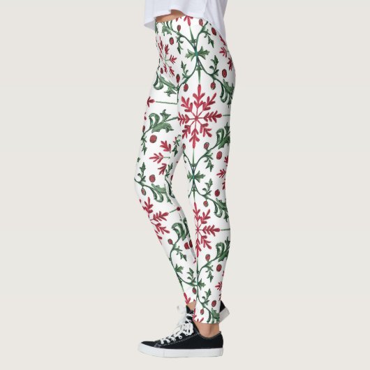 Leggings Motif de Noël mixte (Gauche)