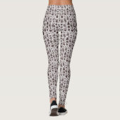 Leggings Motif de Noël Sepia (Dos)