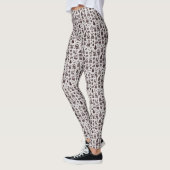 Leggings Motif de Noël Sepia (Gauche)