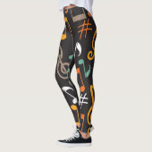 Leggings motif de note de musique (Gauche)