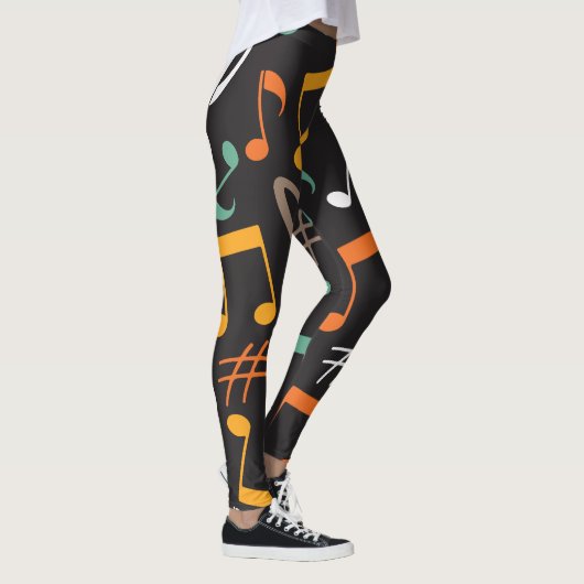 Leggings motif de note de musique (Droite)