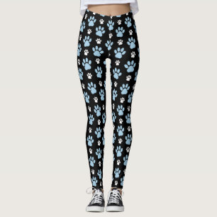 Leggings Motif De Pailles, Paniers Bleus, Pailles De Chien,