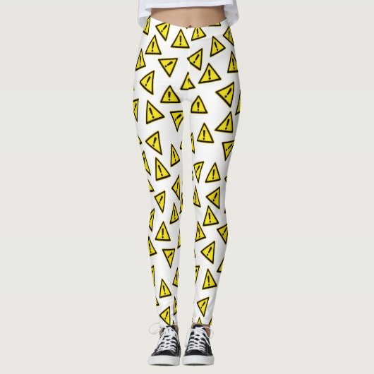 Leggings Motif de panneau de signalisation (Devant)