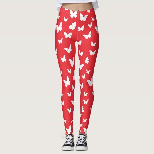 Leggings Motif de papillon 2 (Devant)