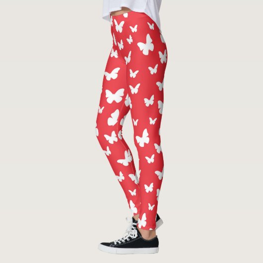 Leggings Motif de papillon 2 (Gauche)