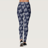 Leggings Motif de papillons blancs (Dos)