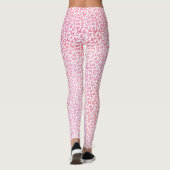 Leggings Motif de papillons d'aquarelle rose (Dos)