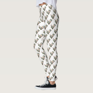 Leggings Motif de Pâques Steampunk