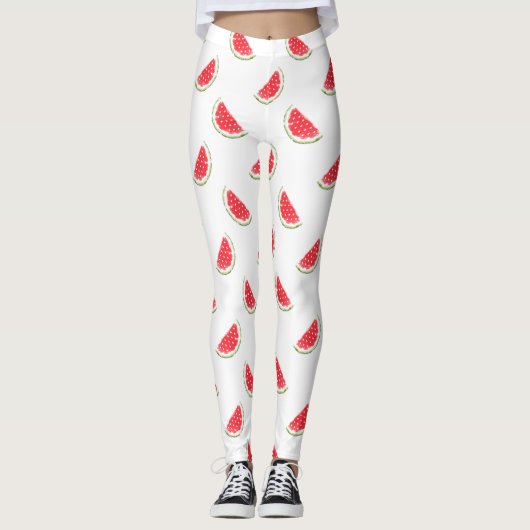 Leggings Motif de pastèque (Devant)