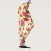 Leggings motif de pastèque sur mesure, de style rétro, en é (Droite)