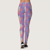 Leggings Motif de patchs rouges vintage (Dos)