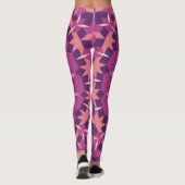 Leggings Motif de pavage de pollen (Dos)