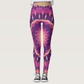 Leggings Motif de pavage de pollen (Devant)