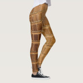 Leggings Motif de peau d'animal de cuir de crocodile de (Droite)