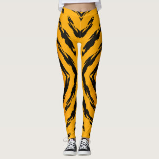 Leggings Motif de peau de chat tigre animal Rayures Vacance