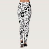 Leggings Motif de peau léopard (Dos)