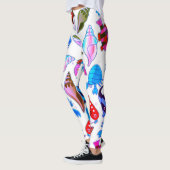 Leggings Motif de pêche (Gauche)