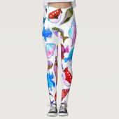 Leggings Motif de pêche (Devant)