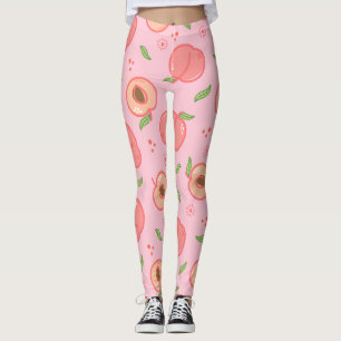 Leggings Motif de pêche d'été doux grand