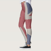 Leggings Motif de pêche du pavillon Union Jack (Gauche)