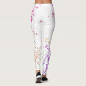 Leggings Motif de peinture partout (Dos)