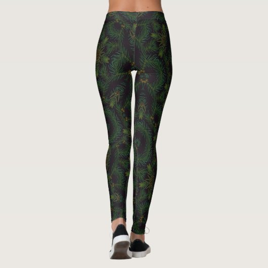 Leggings Motif de pin (Dos)