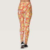 Leggings Motif De Pizza Et Boissons (Dos)