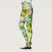 Leggings Motif de plage des îles Bahama-Tropical (Gauche)