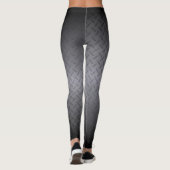 Leggings Motif de plaque diamant en acier Ombre (Dos)