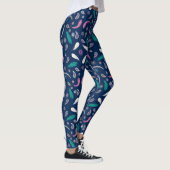 Leggings motif de plumes de style de boho (Droite)