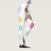 Leggings Motif de points multicolores (Droite)