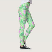 Leggings Motif de pois abstrait de concombres turcs (Droite)