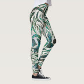 Leggings Motif de poisson stingray et squelette Abalone (Droite)