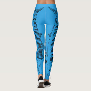 Leggings Motif de poissons de Wahoo