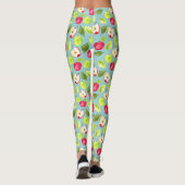 Leggings Motif de pommes d'aquarelle (Dos)