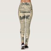 Leggings Motif de presse numérique pour femmes (Dos)