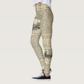Leggings Motif de presse numérique pour femmes (Gauche)