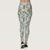 Leggings Motif de printemps coloré (Dos)