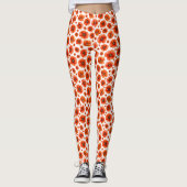 Leggings Motif de puces d'aquarelle (Devant)
