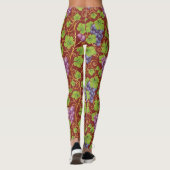 Leggings Motif de raisin (Dos)
