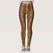 Leggings Motif de rayure de tigre (Devant)