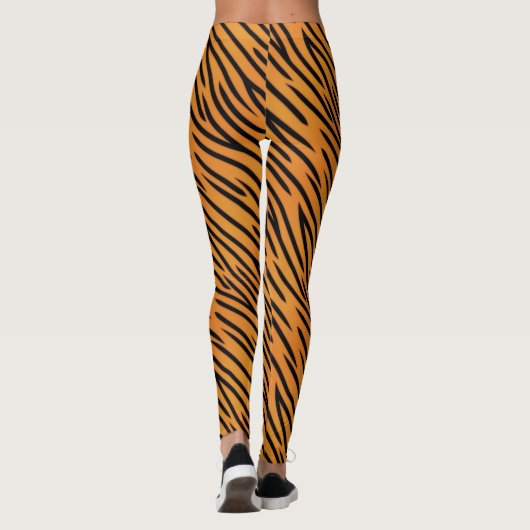 Leggings Motif de rayure de tigre (Dos)
