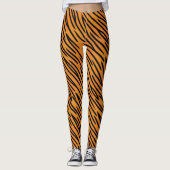 Leggings Motif de rayure de tigre (Devant)