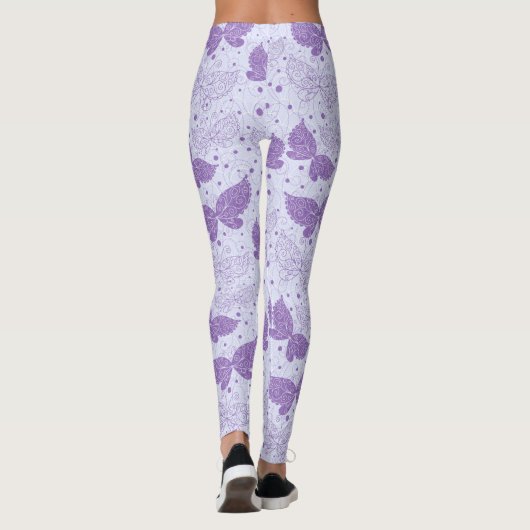 Leggings Motif de ressort (Dos)