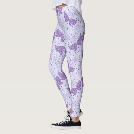 Leggings Motif de ressort (Gauche)